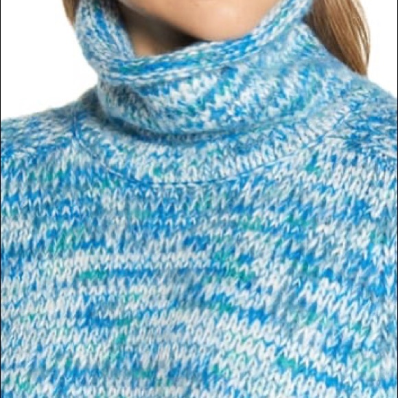 ❄️ Lou & Grey Findley Blue Turtleneck.  EUC, worn once!  Cozy & warm! - Picture 5 of 9